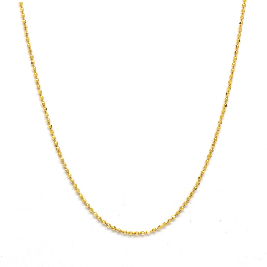 Baby Gold Bead Necklace