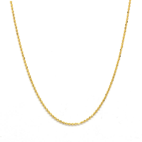 Baby Gold Bead Necklace