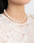 Contrast Baroque Pearl Necklace