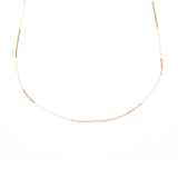 18K Yellow Gold Shimmer Necklace