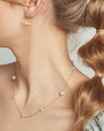 Scattered Pearl Necklace