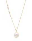 Baroque Pearl Drop Pendant Necklace