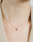 Marquise Gem Pendant Necklace