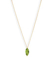 Marquise Gem Pendant Necklace