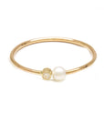 Baby Pearl Diamond Ring