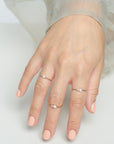 Baby Pearl Diamond Ring