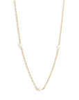 Pearl Station Shimmer Necklace