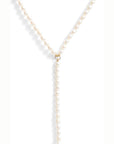 Keshi Pearl Lariat Necklace