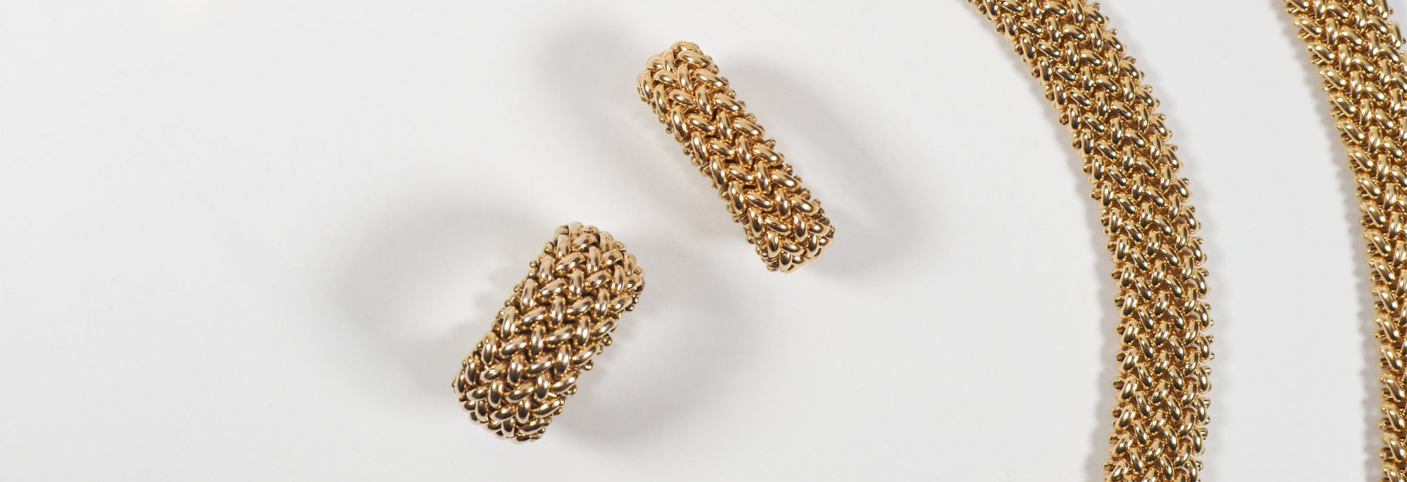 The Poppy Finch Aurea Woven Collection: Woven in 14K Solid Gold
