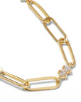 Large Link Diamond Bracelet