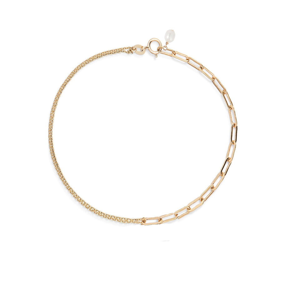 Petite Link Double Chain Bracelet