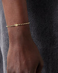 Diamond Dome Ball Chain Bracelet