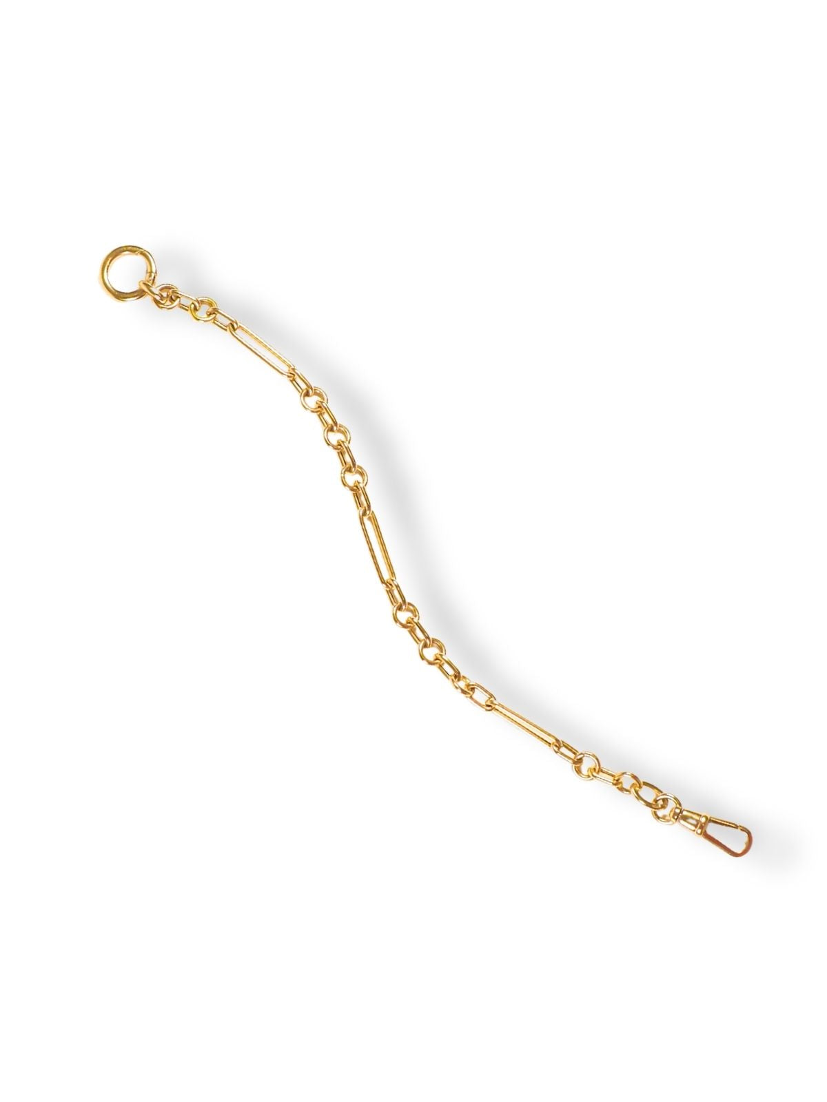 Large Mixed Link Bracelet with Swivel &amp; Charm Clasp