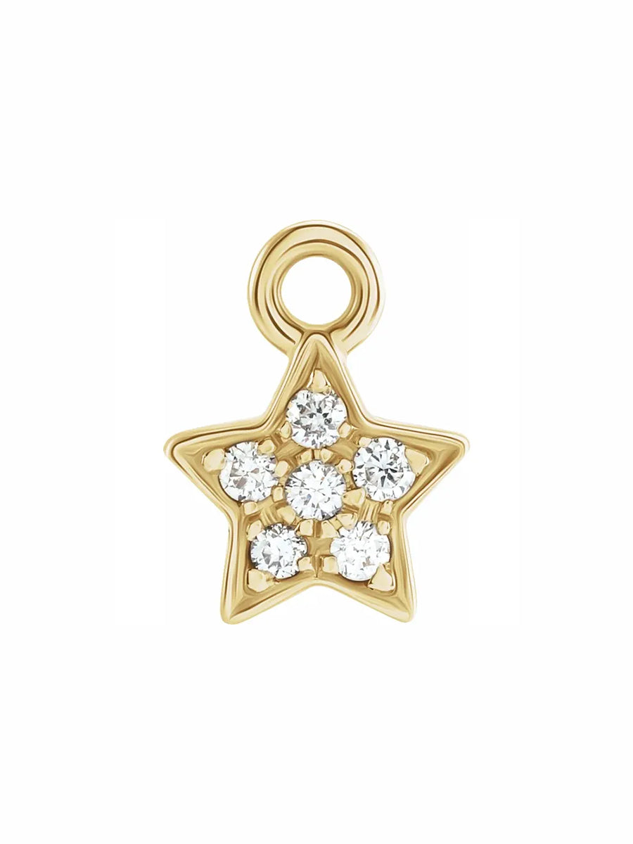 Petite Diamond Star Charm