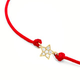 Adjustable Cord Bracelet - Diamond Star