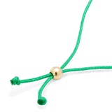 Adjustable Cord Bracelet - Diamond Flower