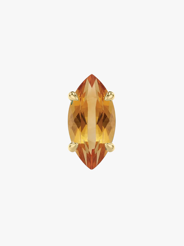 Marquise Gem Stud Earring (Single)