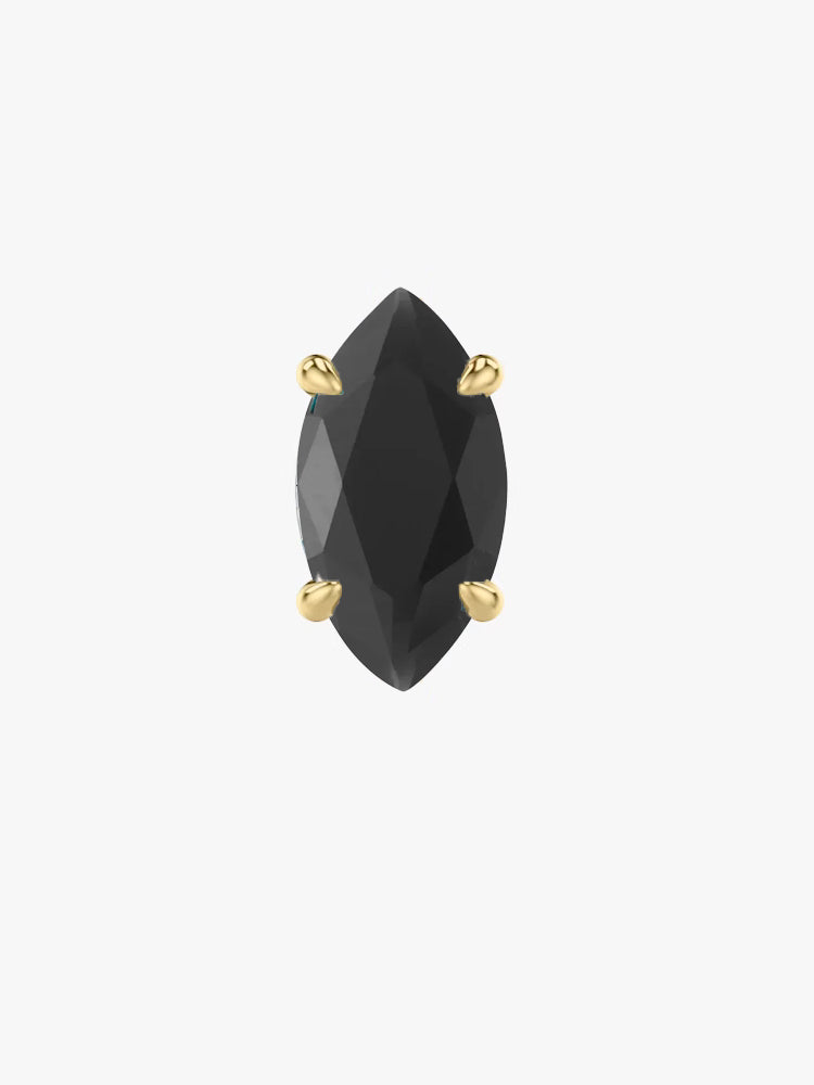Marquise Gem Stud Earring (Single)