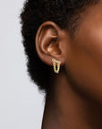 Baby Dumbell Chain Earrings
