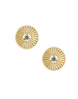 Gold Bloom Diamond Studs