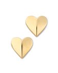 Folding Heart Studs