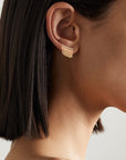 Gold Fringe Ear Climber