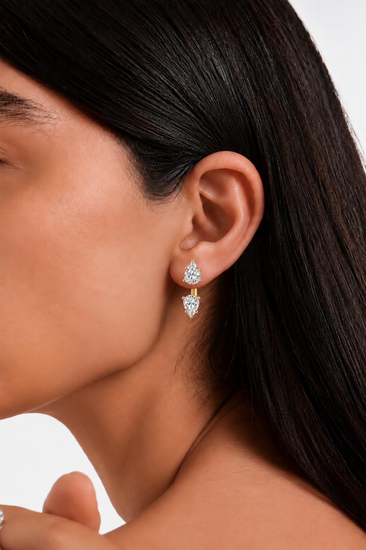 Pear Lab Diamond Earring Jackets