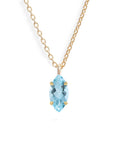 Marquise Gem Pendant Necklace