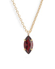 Marquise Gem Pendant Necklace