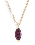 Marquise Gem Pendant Necklace