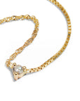 Baby Diamond Contrast Chain Necklace