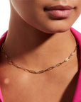 Large Link Diamond Necklace
