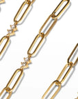 Large Link Diamond Necklace