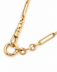 Large Mixed Link Chain with Swivel & Charm Clasp