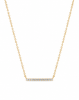 Petite Diamond Bar Necklace