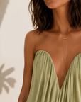 Petite Diamond Bar Sliding Necklace