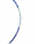 Aquamarine Tanzanite Beaded Necklace