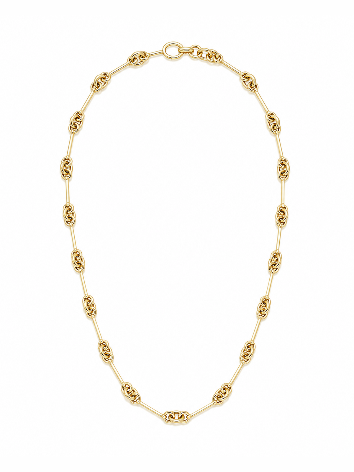 Interlock Link Chain Necklace