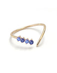 Open V Gem Ring