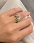 One-of-a-Kind Bi-Color Sapphire Bela Ring