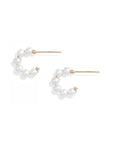 Mini Baby Pearl Huggie Earrings