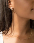Mini Baby Pearl Huggie Earrings