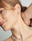 Pearl Confetti Wraparound Earrings