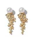 Pearl Cascading Blossom Earrings