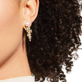 Pearl Cascading Blossom Earrings