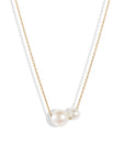 Double Pearl Necklace