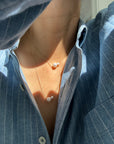 Double Pearl Necklace