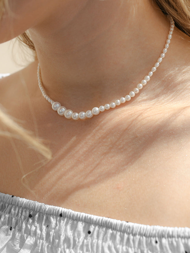 Classic pearl necklace discount