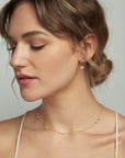 Spaced Keshi Pearl Necklace