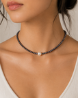 Peacock Pearl Strand Necklace